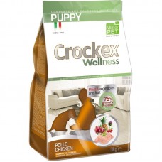 Crockex Wellness Low Carb Puppy Pollo e Riso Mini 2kg